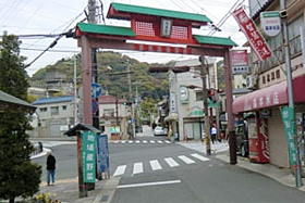 神戸市須磨区の須磨寺商店街